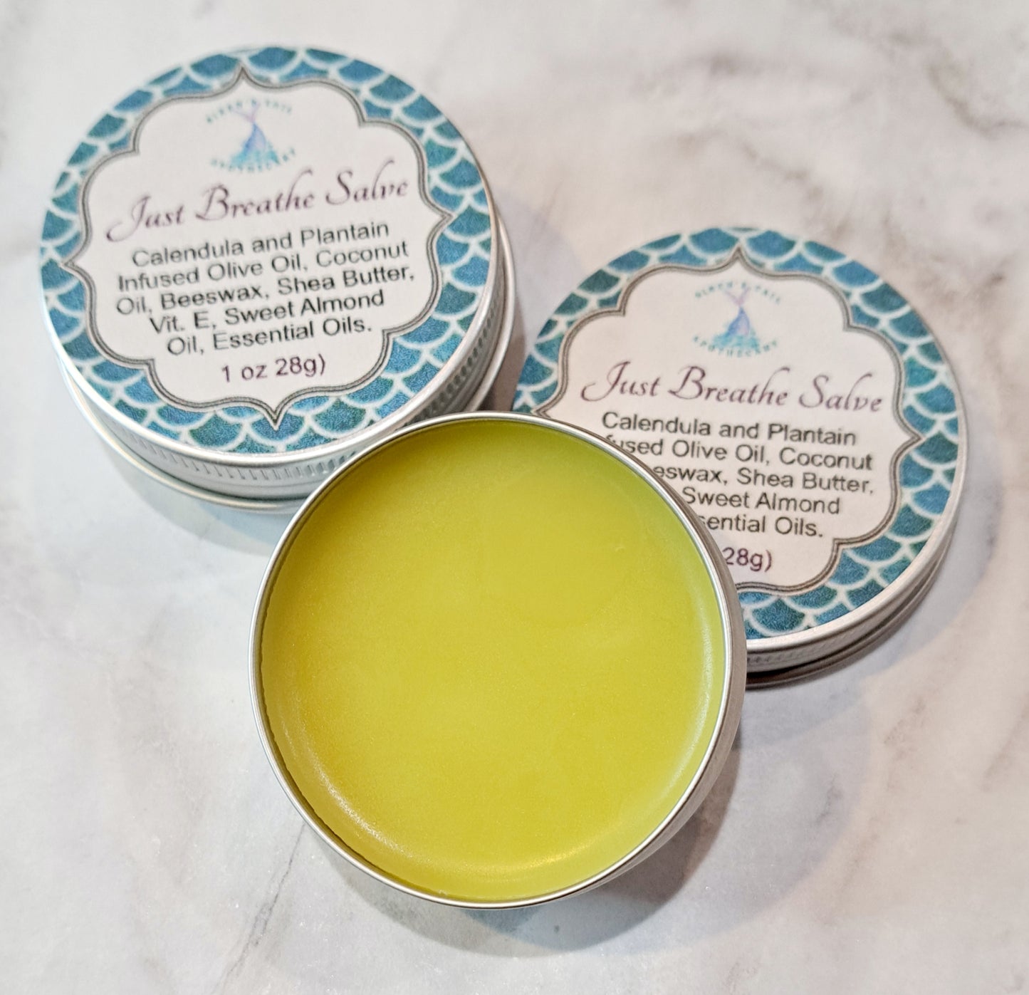 Organic Calendula and Plantain Just Breathe Salve