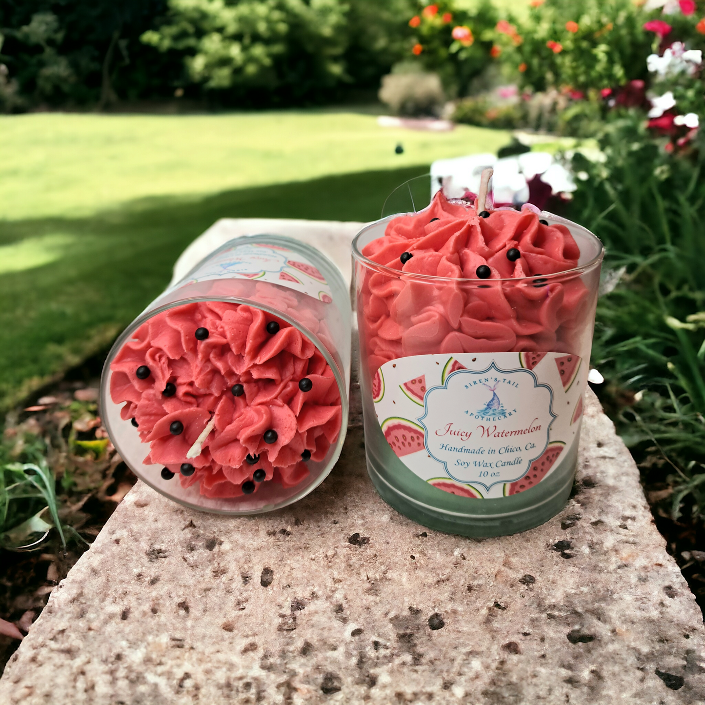 Juicy Watermelon Luxury Dessert Candle