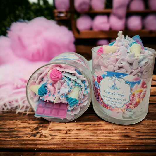 Cotton Candy Luxury Dessert Candle