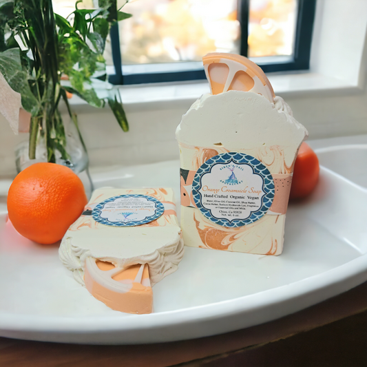 Organic and Vegan Orange Creamsicle Soap