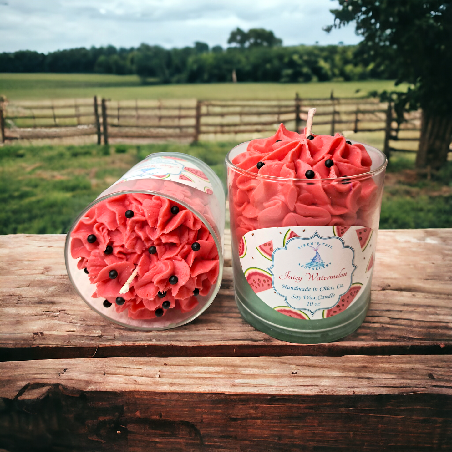 Juicy Watermelon Luxury Dessert Candle