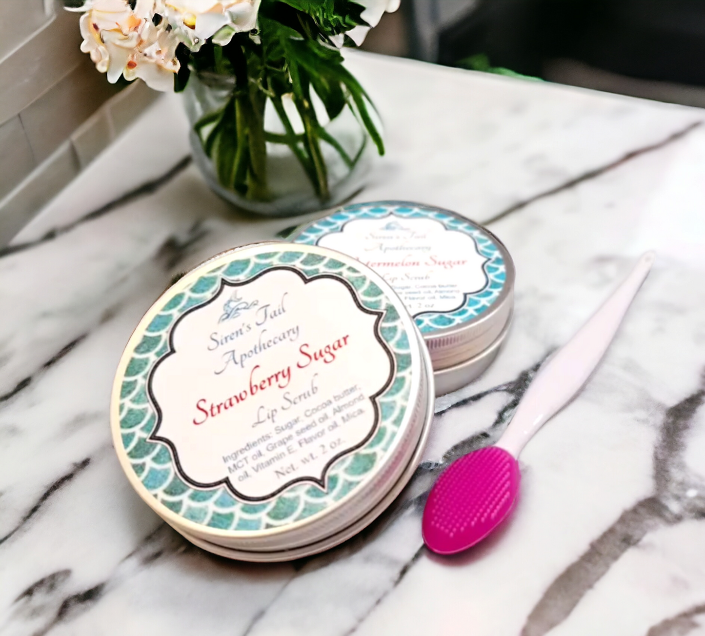 Lip Scrub with Lip Scrubber