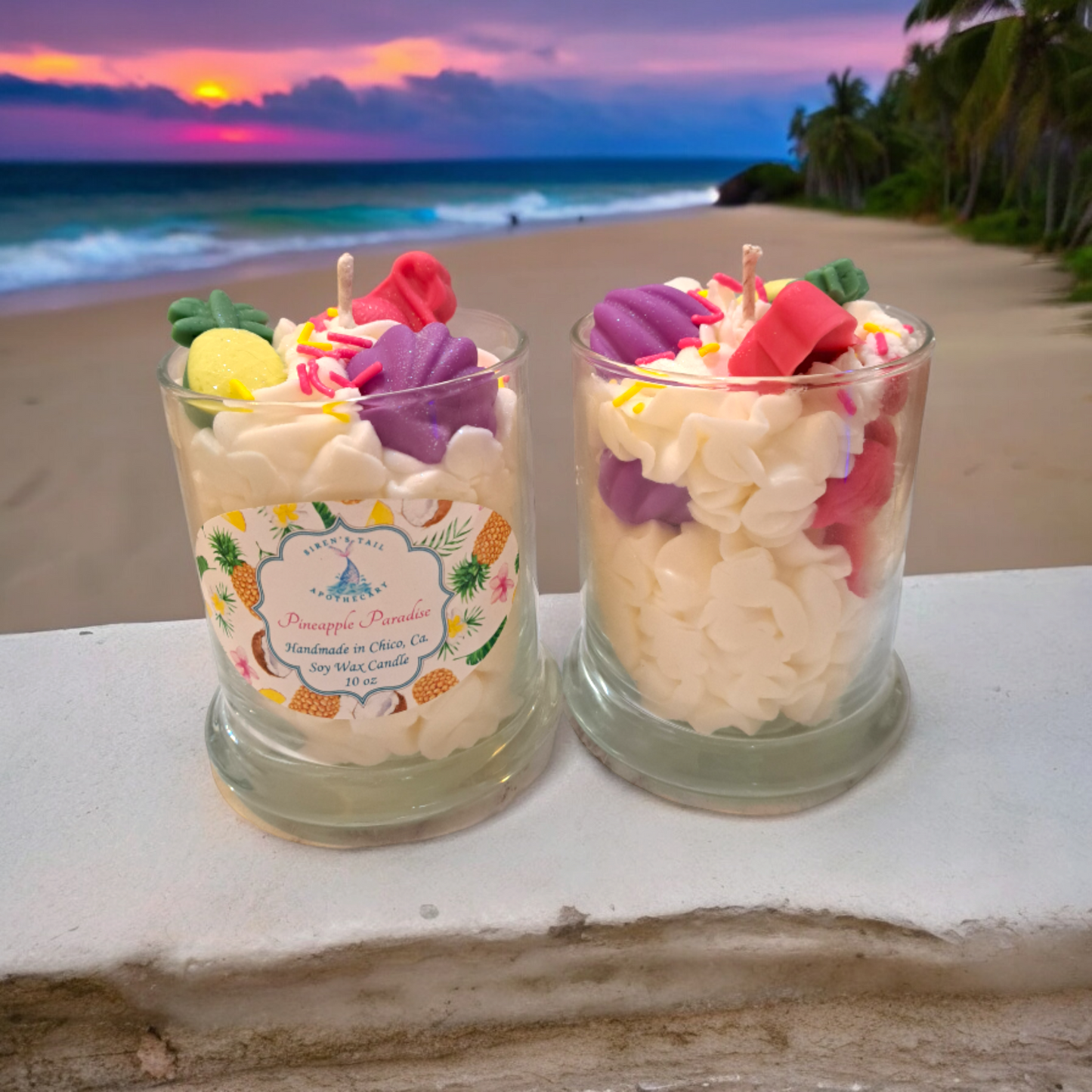 Pineapple Paradise Luxury Dessert Candle