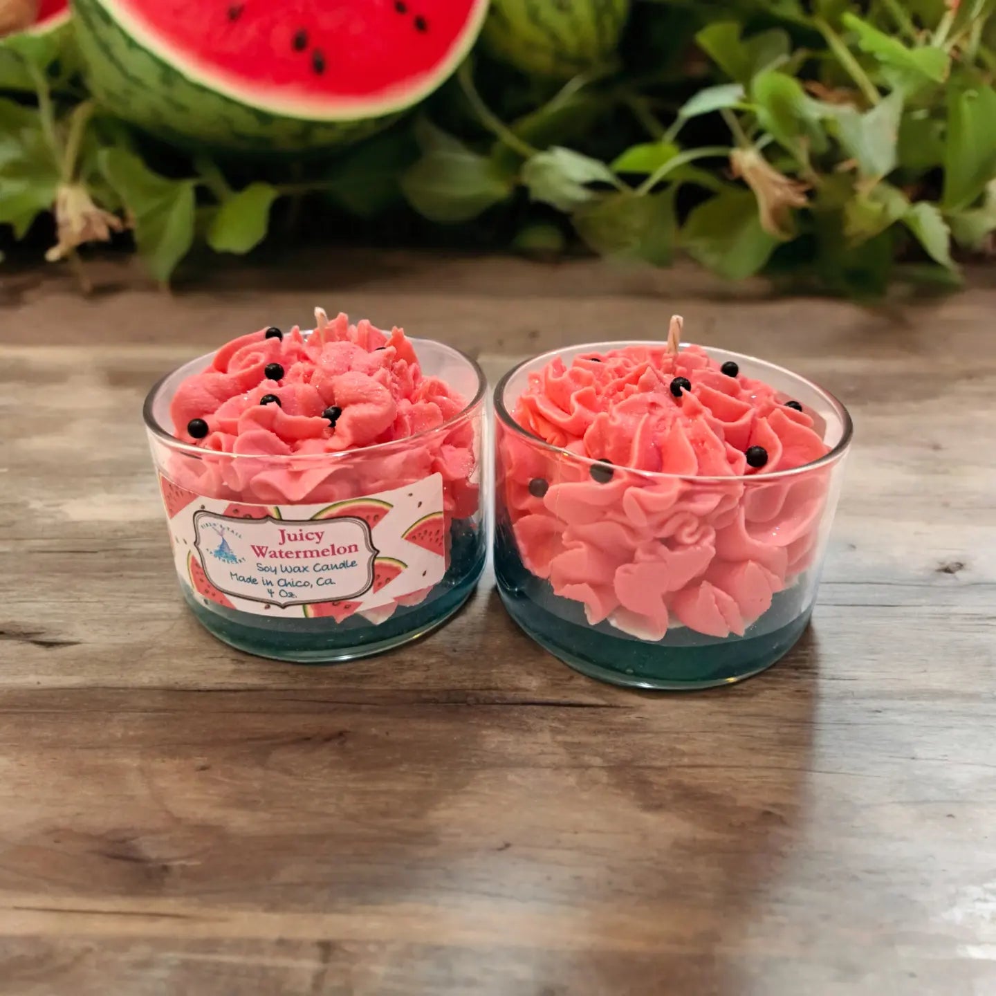 Juicy Watermelon Luxury Dessert Candle